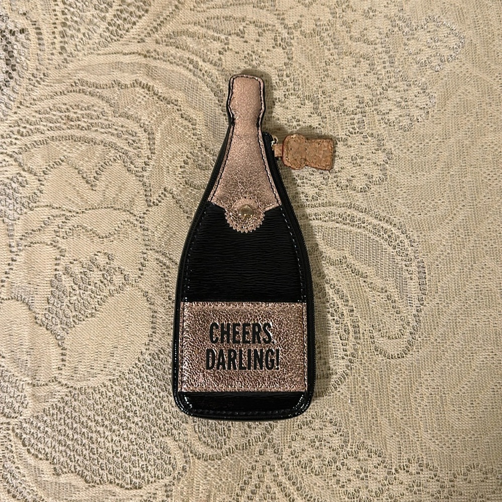Champagne coin purse